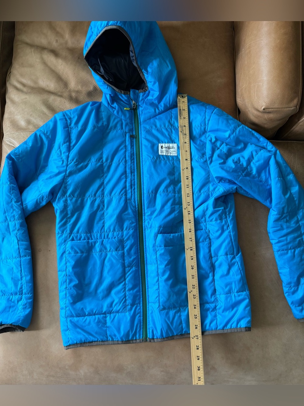Cotopaxi Jacket Men's Size M Blue Teca Calido Hooded Reversible Full Zip Outdoor - Picture 3 of 9